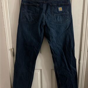 Carhartt Men's Dark Blue Relaxed Jeans